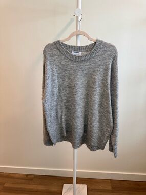 Old Navy Cozy Grey Crewneck Sweater oversized L women’s